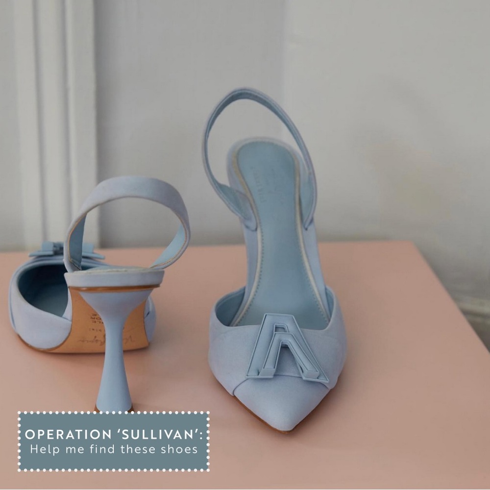 🩵 ISO Gianni Bini x Venita Aspen | ‘Sullivan’ Slingback Pumps in Powder …